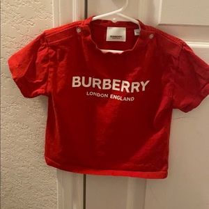 Burberry shirt for toddler boys